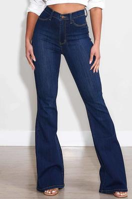 High Waisted Core Flare Jeans