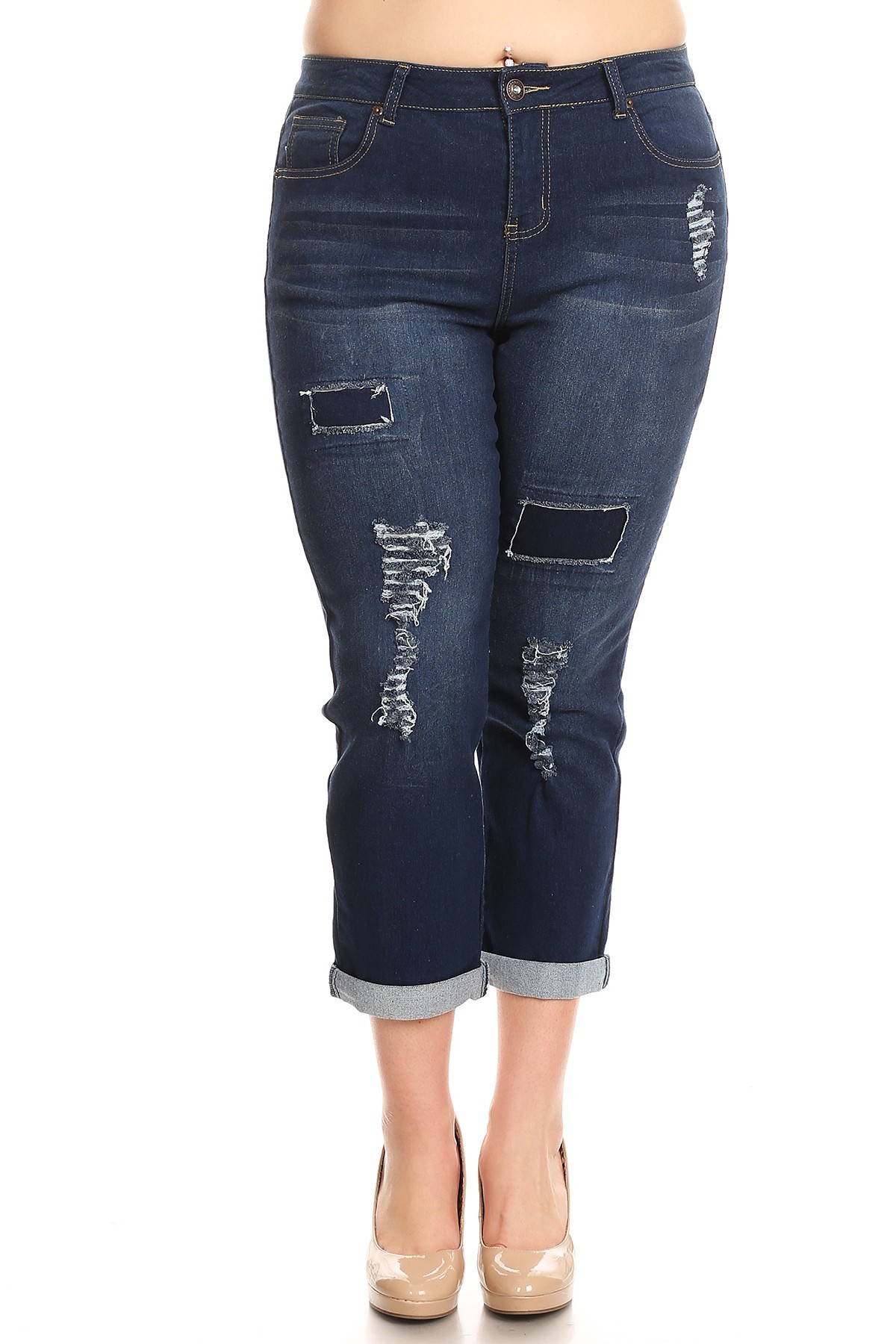 G-Gossip > Plus Size Skinny Jeans > #ED-16362X − LAShowroom.com