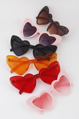 Retro Heart Sunglasses
