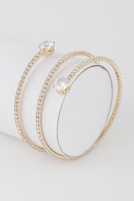 Jeweled Wrap Cuff Bracelet