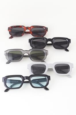 Classic Geometric Tinted Sunglasses