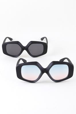Mix Color Retro Oversize Sunglasses Set