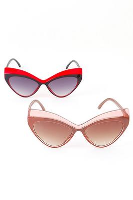 Iconic Cateye Sunglasses Set