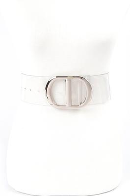 Plus Size Simple Buckle Fashion Transparent Cleared Belt