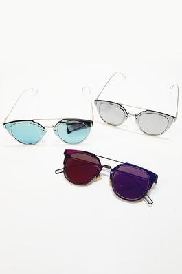 Unisex Fashion Cat Eye Round Sunglasses