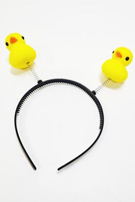 Yellow Duck Plush Headband