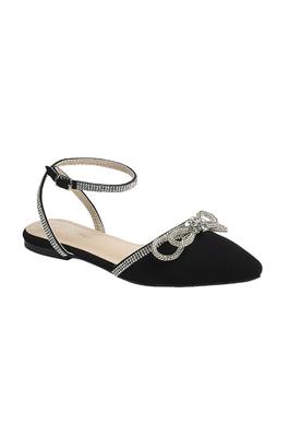ANKLE STRAP POINTED TOE SLING BACK FLAT