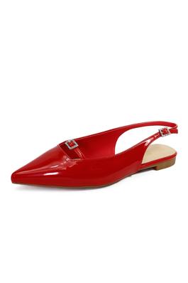 Pointed Toe, Slingback, Flat, Sandals