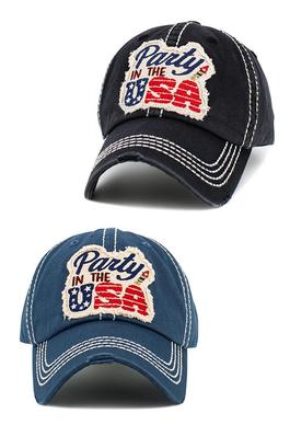 PARTY IN THE USA Vintage Baseball Cap