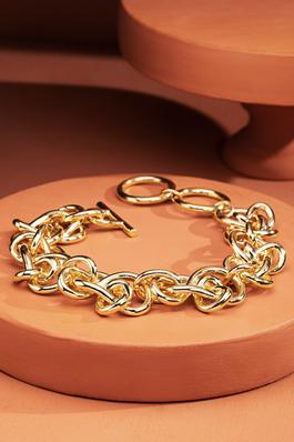 Interlocking Chain Link Bracelet 