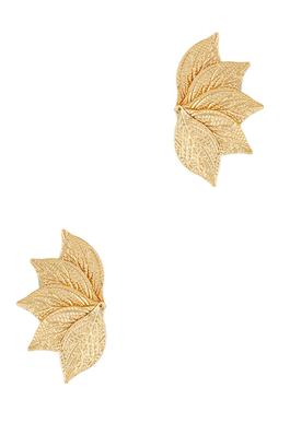 Metallic Five-Leaf Fashion Earrings