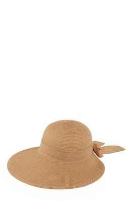 Straw Back Ribbon Sun Hat