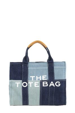 The Tote Denim Crossbody Bag