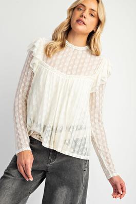 ALLOVER LACE TOP