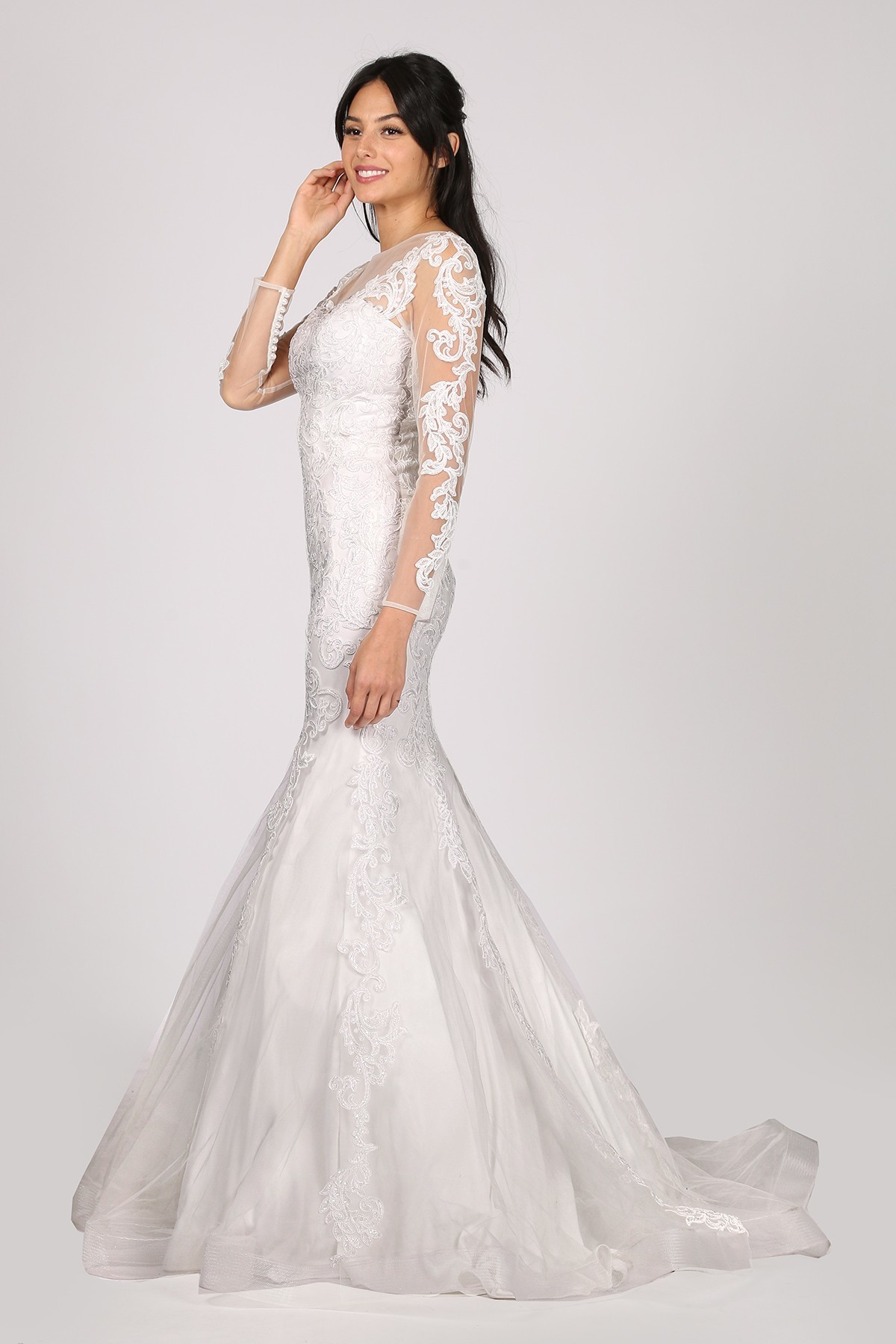 Anny's Bridal > Wedding Dresses > #AB 4062A − LAShowroom.com