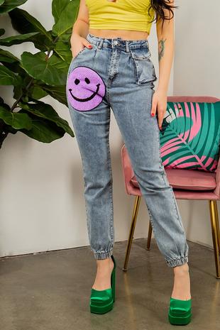JEANS SMILE LILAC