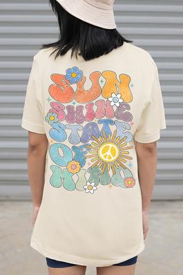 Sunshine State of Mind Back Graphic T Shirts