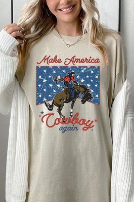 Make America Cowboy Again Graphic T Shirts