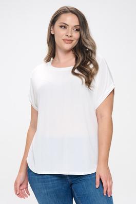 Plus Size Short Sleeves Top