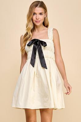 Ruffled Strapped Dress