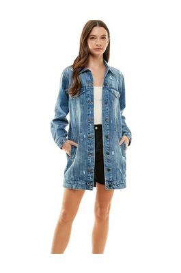 DENIM JACKETS DISTRESSED WASHED-OPEN PACK