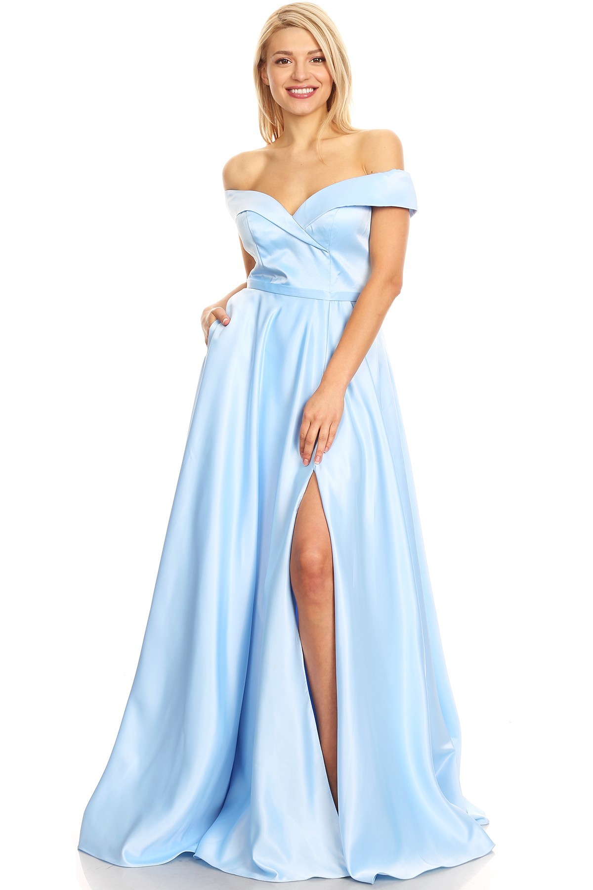 Sabrina Dresses > Prom Dresses > #18117B LT BLUE − LAShowroom.com