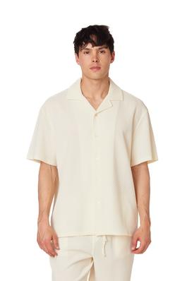 Textured Short Sleeve Men's Shirt 