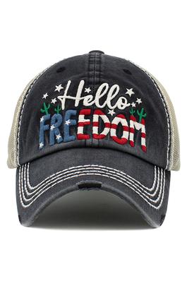 Hello Freedom Hat