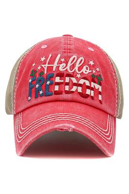 Hello Freedom Hat