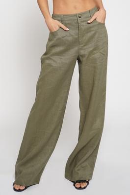 WIDE LINEN PANTS