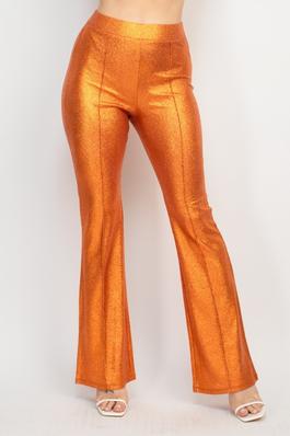 High Rise Fitted Flare Pants