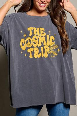 SHORT SLEEVE THE COSMIC TRIP GRAPHIC TOP