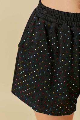 Sparkle Color Stone Shorts