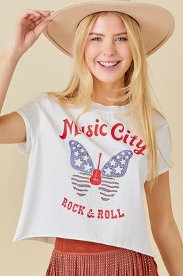 Rock & Roll Graphic T-shirt