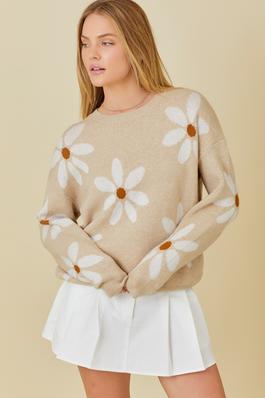 Fall Flower Sweater