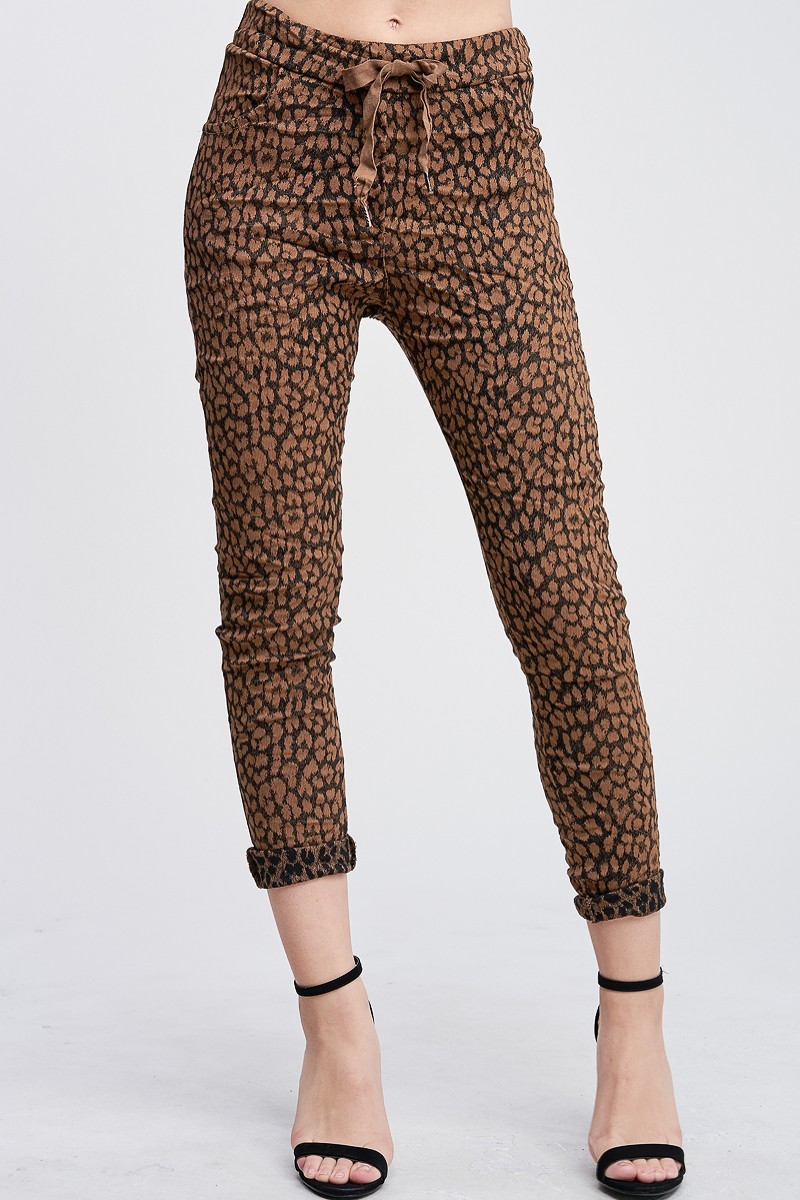 Venti6 > Pants > #6175CHEETAH − LAShowroom.com