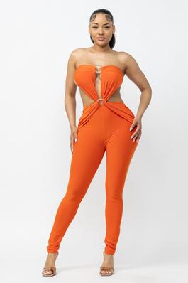 O RING DETAIL JUMPSUIT