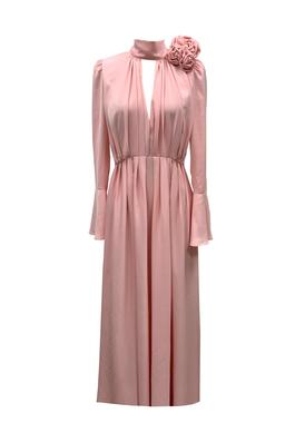 Pink Petal Elegance Maxi Dress