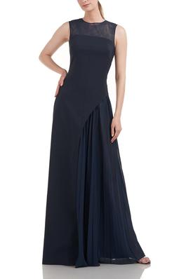 Kay Unger stretch crepe gown