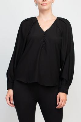 Philosophy solid stretch crepe top
