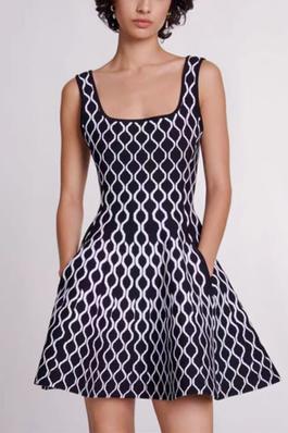 Sleeveless Asymmetrical Knit Dress
