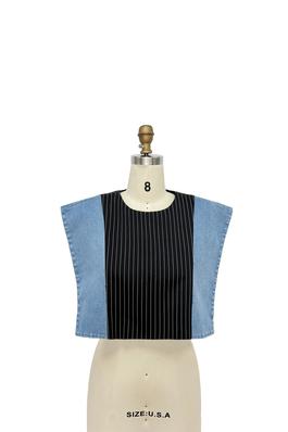 Boxy Contrast Top