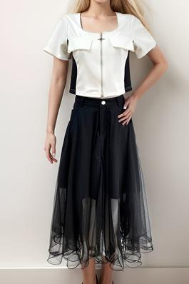 Asymmetrical Lace Skirts
