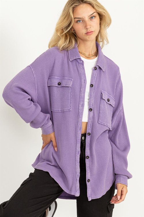 Women's Pink / Purple Lilac Poplin Shirt Dress | Extra Small | Style Junkiie