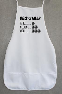 BBQ Timer Fathers Day Cooking Apron
