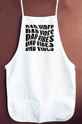 Dad Vibes Fathers Day Cooking Apron