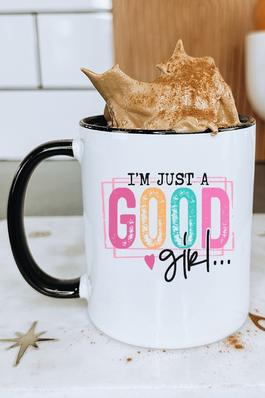 I'm Just a Good Girl With Bad Habits Coffee Mug