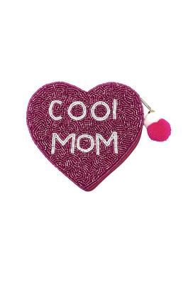 COOL MOM Beaded Coin Purse LAC-CP-1354