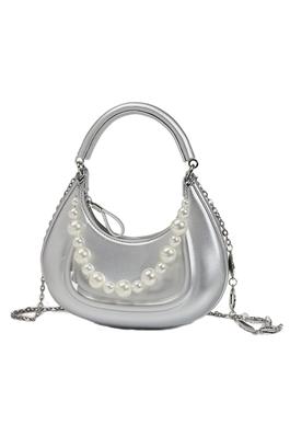 Moon Shaped Pearl Chain Bag HB2200