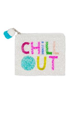 CHILL OUT Beaded Coin Purse LAC-CP-1412